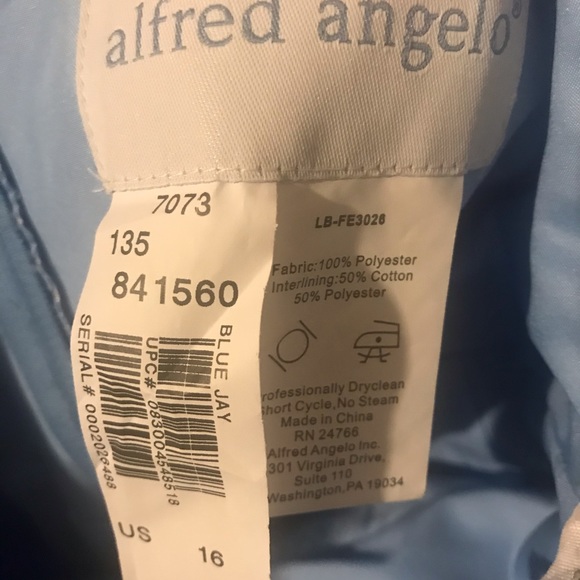 Alfred Angelo light blue bridesmaid dress - Picture 8 of 8